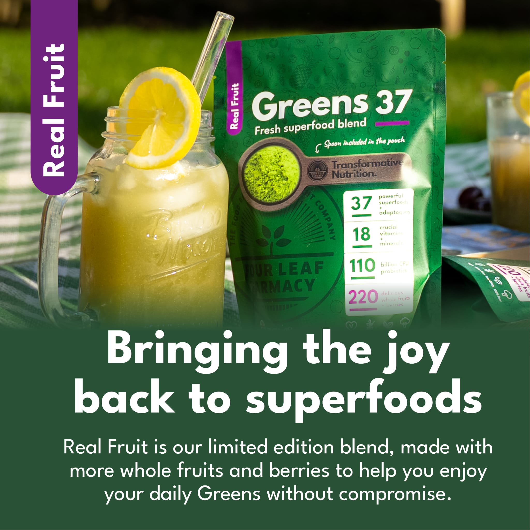 Greens 37: Real Fruit Blend