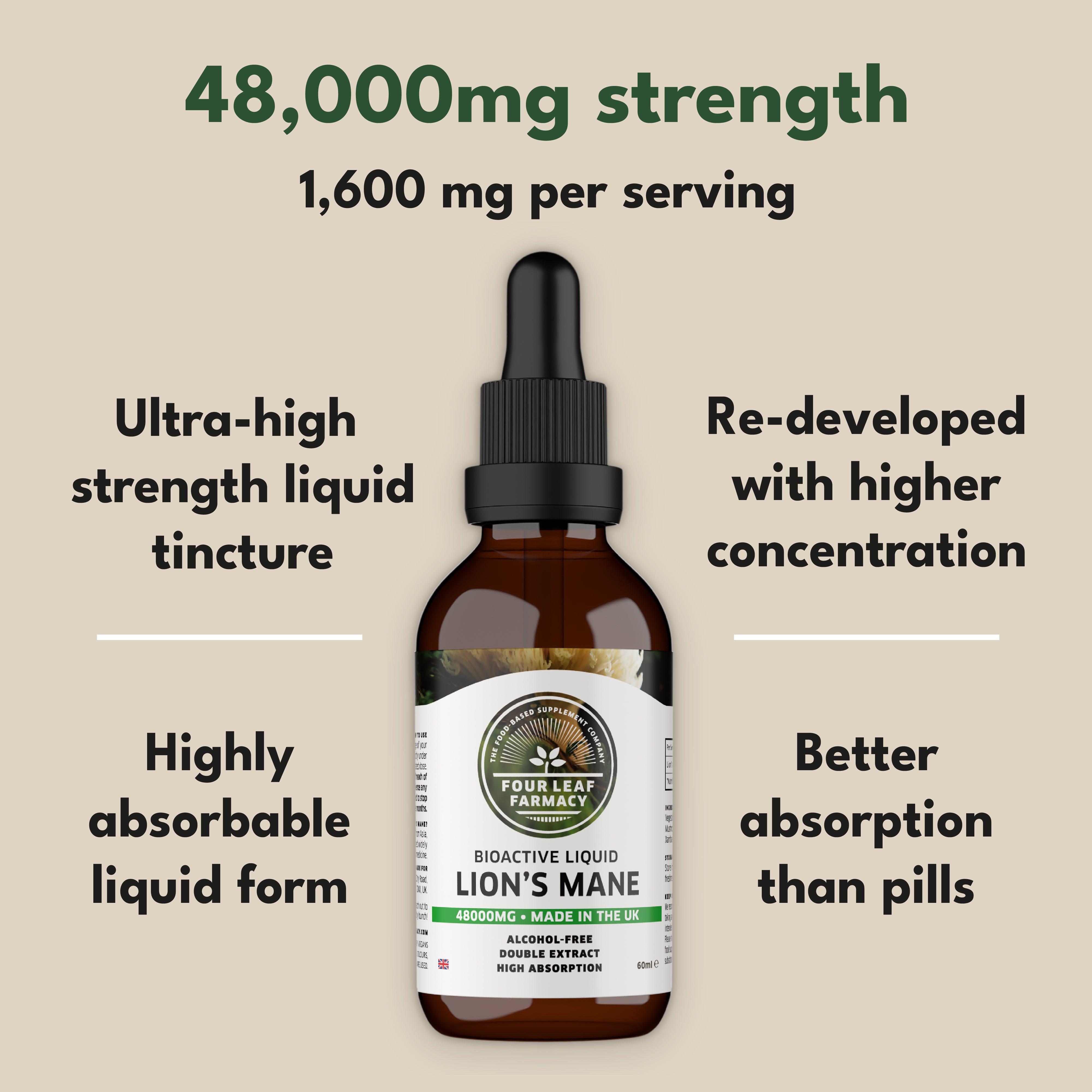 Lions Mane - Bioactive Liquid Extract