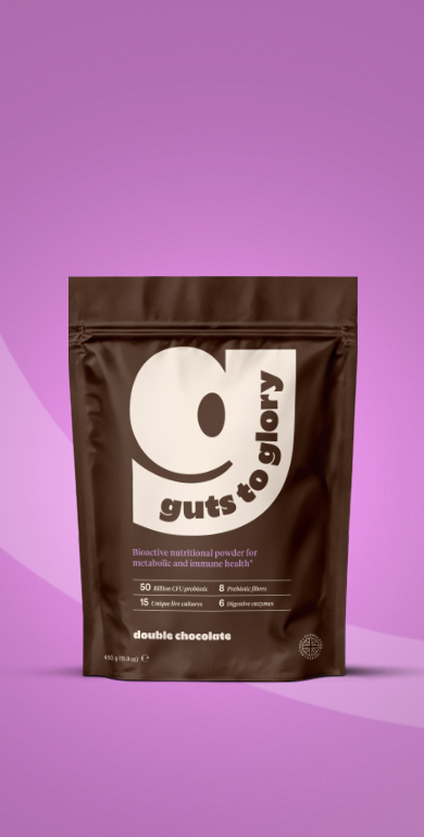 Guts to Glory crushed strawberry pouch