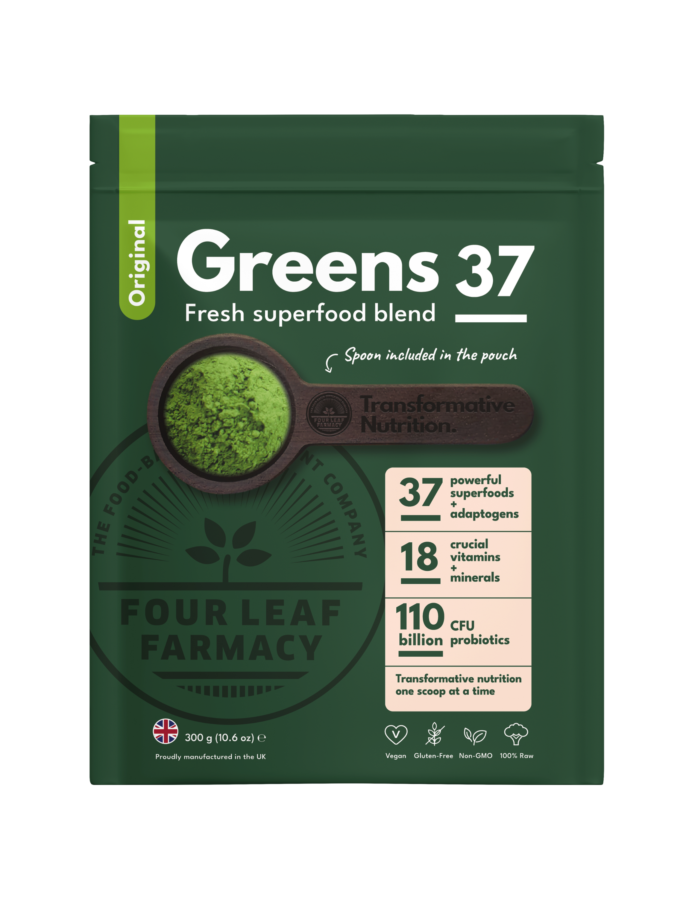 Greens 37 - Fresh Superfood Blend for Energy
