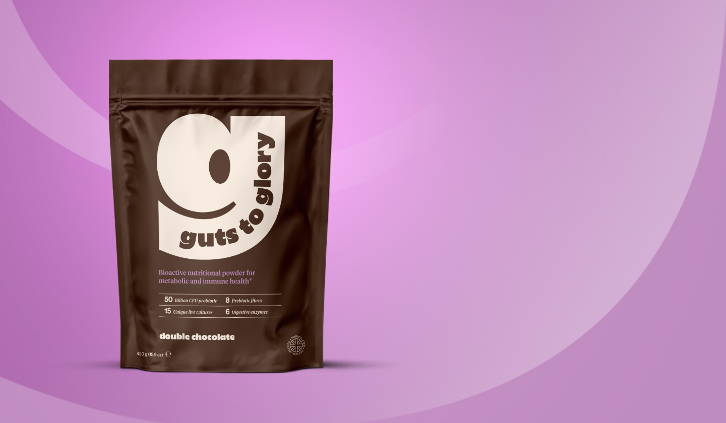Guts to Glory crushed strawberry pouch
