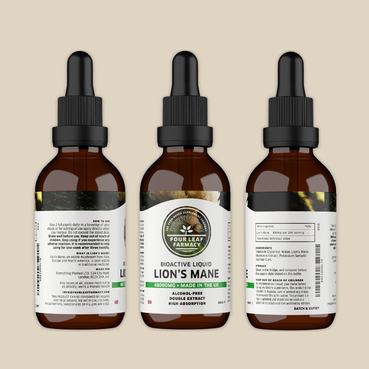Lions Mane - Bioactive Liquid Extract